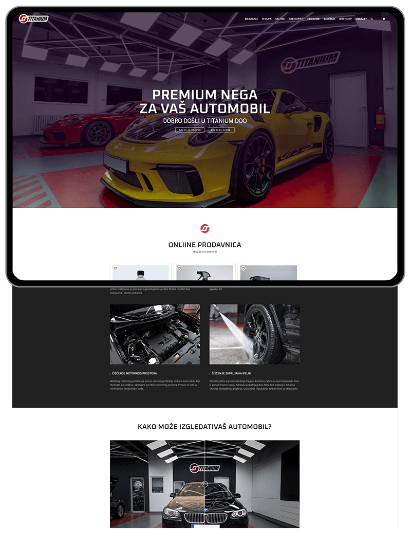 Kha Concepts Web Dizajn Titanium Poliranje Desktop