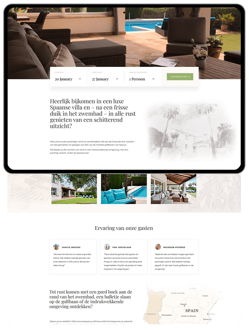 Kha Concepts Web Dizajn Villa Lirena Desktop