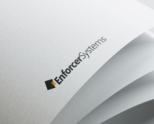 Enforcer Systems 44 5.Kha Concepts Logo dizajn Enforcer Systems