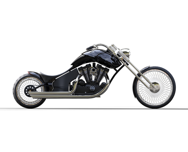 Enforcer Systems Black Box 6 Kha Concepts 3D modeling i rendering Harley Davidson