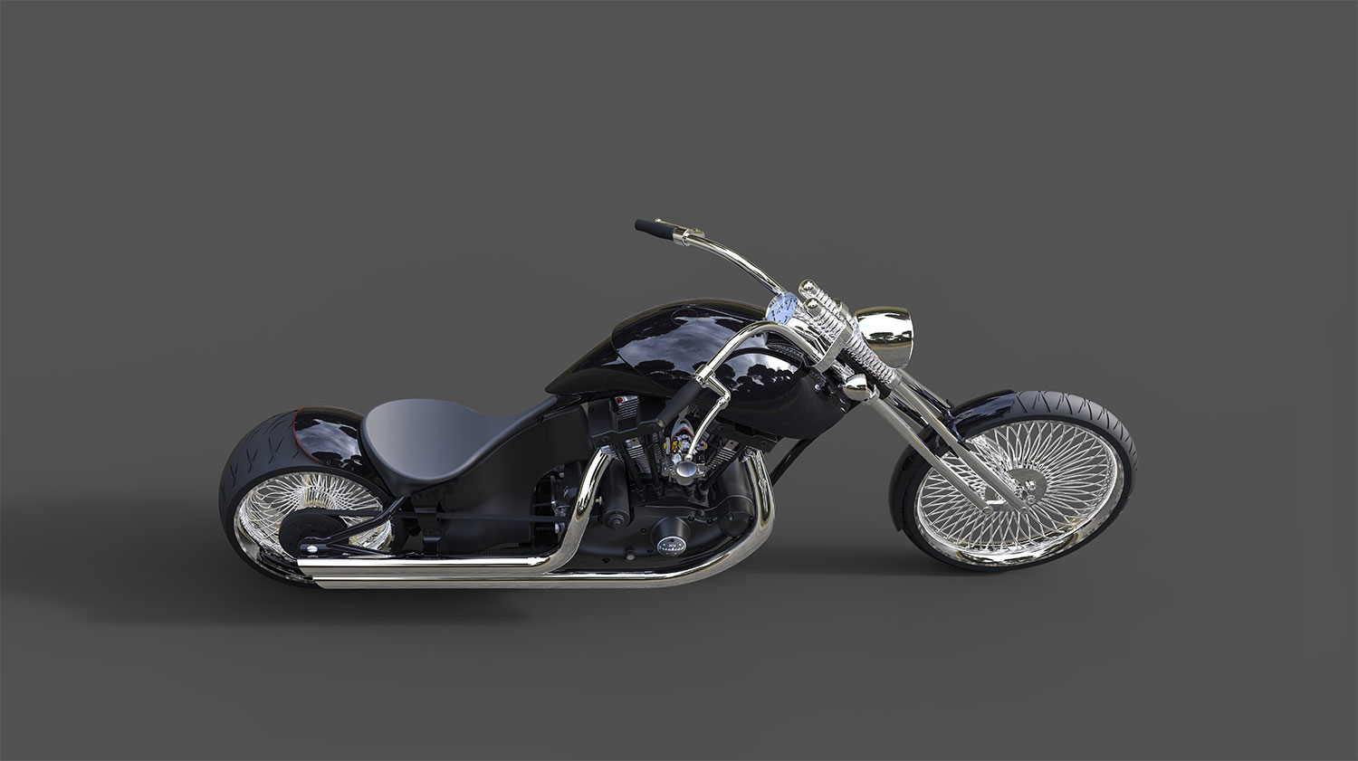 Kha Concepts 3D modeling i rendering Industrijski dizajn Harley Davidson 2