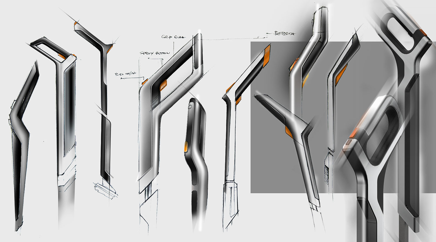 Kha Concepts Industrijski dizajn Cetka za stakla
