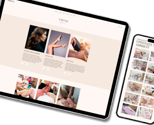 Salon lepote aBeauty 18 Portfolio istaknuta A Beauty Web dizajn